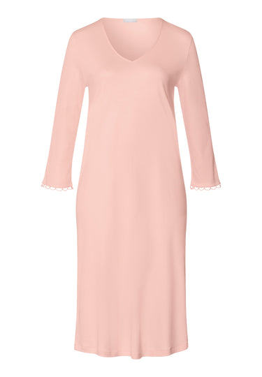 Anouk V-Neck Cotton Nightgown | Pink Blaze 74809-2340
